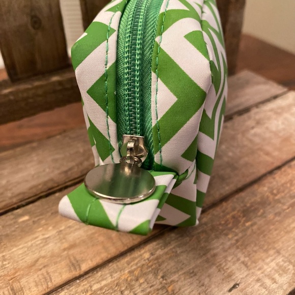 Monogram "S" Cosmetic Bags Set of 2, Blue & Green "S" Cosmetic Bags, Makeup Bags - Picture 14 of 16